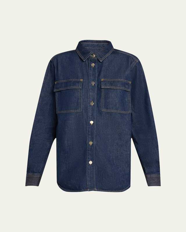 The Trapunto Denim Shirt